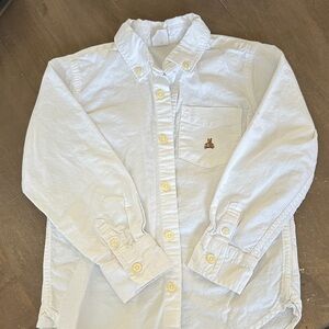 GAP Kids White Button Down Shirt